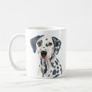 Personlig Watercolor Dalmatian Kaffemugg