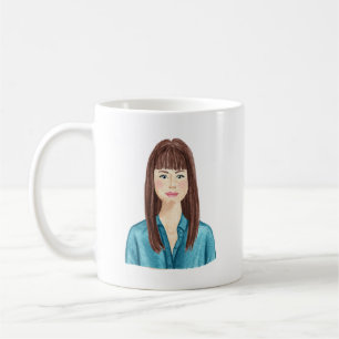 Personlig Watercolor Image Mugg