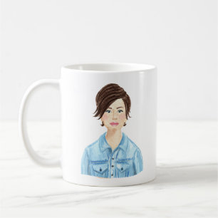 Personlig Watercolor Image Mugg
