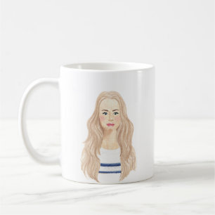 Personlig Watercolor Image Mugg