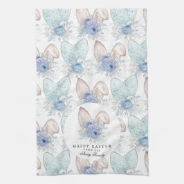 Personlig Watercolor Påskhare Öron Kökshandduk