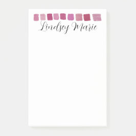 PERSONLIG WATERCOLOR Post it Notes Post-it Block