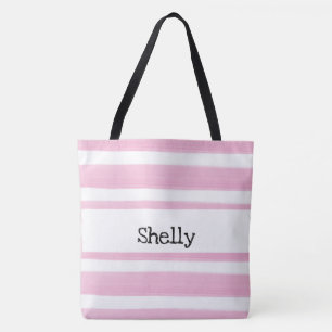 PERSONLIG WATERCOLOR RAND TOTE TYGKASSE
