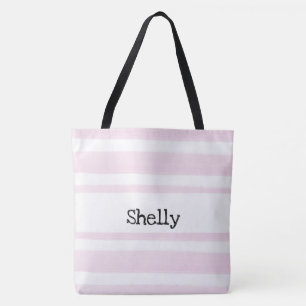 PERSONLIG WATERCOLOR RAND TOTE TYGKASSE