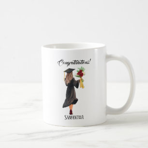 Personlig Watercolor Studenten Kaffemugg