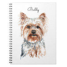 Personlig Watercolor Yorkie