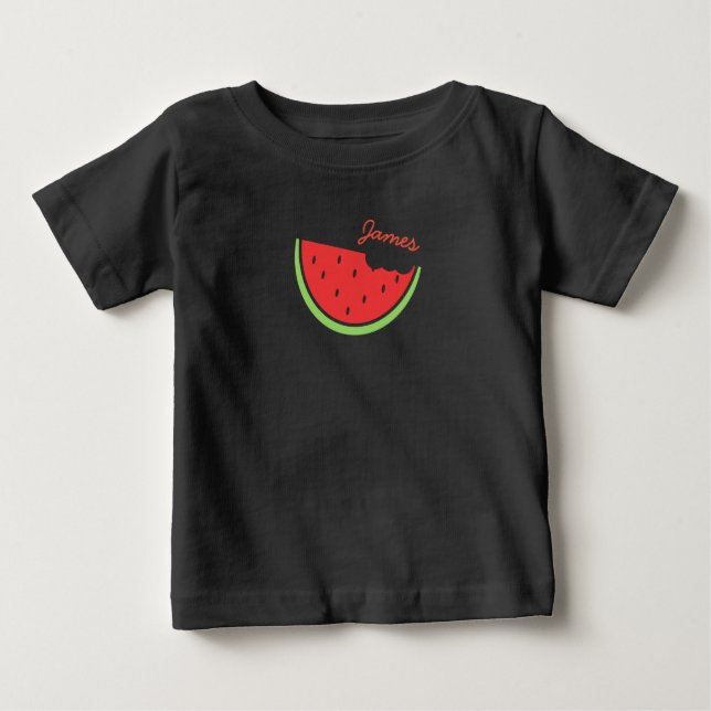 Personlig Watermelon Summer T-Shirt (Framsida)