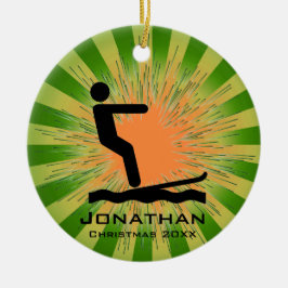 Personlig Waterskiing Ornament