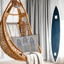 Personlig Weasted Beach Driftwood Surfboard Prydnadskudde