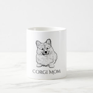 Personlig Welsh Corgi "Corgi Mamma" Mugg