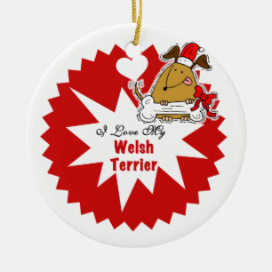 Personlig Welsh Terrier Keepsak Ornament