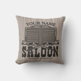 Personlig Western Rifle Guns Old Saloon Pub Kudde