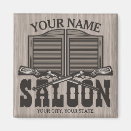 Personlig Western Rifle Guns Old Saloon Pub Magnet