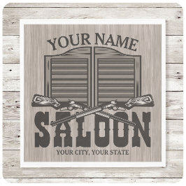 Personlig Western Rifle Guns Old Saloon Pub Pappersservett