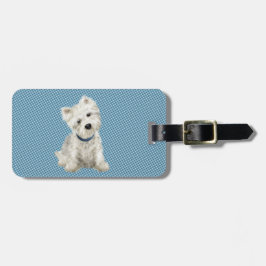 Personlig Westie Bagagebricka