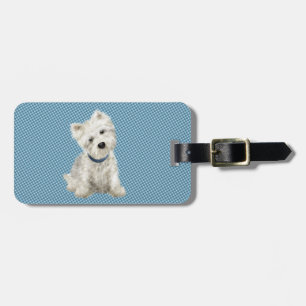 Personlig Westie Bagagebricka