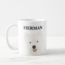 Personlig Westie Väster Highland Terrier Kaffemugg