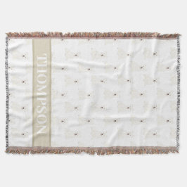 Personlig Westie Väster Highland Terrier Rosa Filt