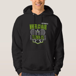 Personlig Wheelstol Tennis Klubb League Namn Hoodie