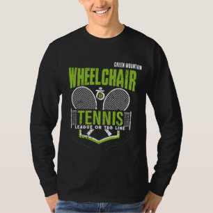 Personlig Wheelstol Tennis Klubb League Namn T Shirt