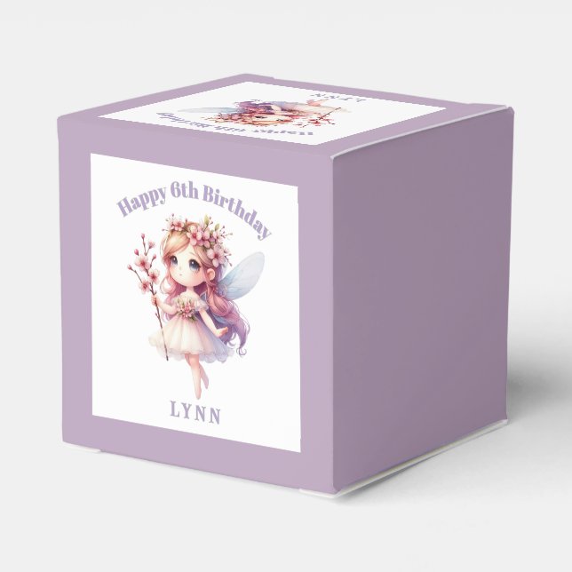 Personlig Whimsical Blommig Fe  Presentaskar (Baksidan Sidan)