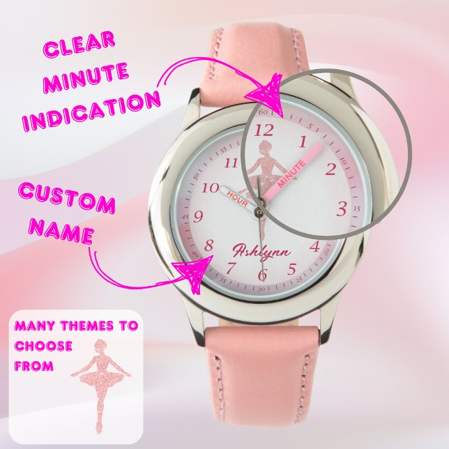 Personlig Whipsy Rosa Ballerina Armbandsur (Skapare uppladdad)