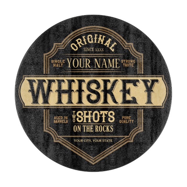 Personlig Whiskey på Sten-etiketten Pub (Framsidan)