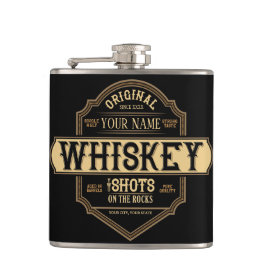 Personlig Whiskey på Sten-etiketten Pub Fickplunta