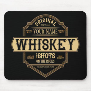 Personlig Whiskey på Sten-etiketten Pub Musmatta
