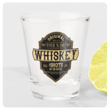 Personlig whisky på isbitar Sprit Etikett Bar