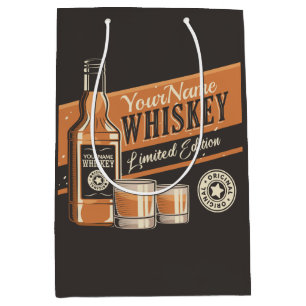 Personlig whiskyflaska Western Bar