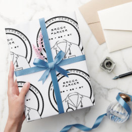 Personlig White Jackar Ceremony Presentpapper