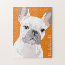 Personlig White Pet Fransk Bulldog