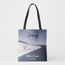 Personlig White Sands New mexico Tote Bag Tygkasse
