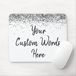 Personlig White Silver Gamer Birthday Gift Musmatta