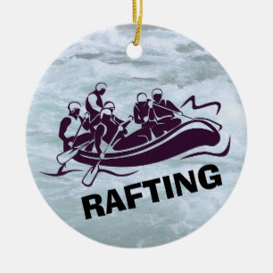 Personlig White Vatten Raiting Ornament