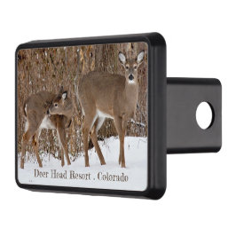Personlig Whitetail Hjort Trailer Hitch Cover Dragkroksskydd