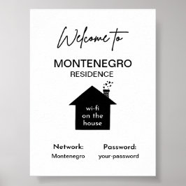 Personlig-wi-fi-tecken Poster