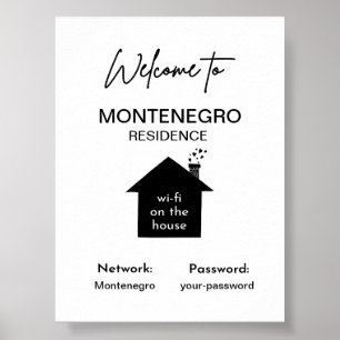 Personlig-wi-fi-tecken Poster
