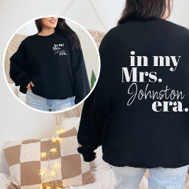 Personlig Wife Era Bride Honeymoon Trendig Coola T Shirt
