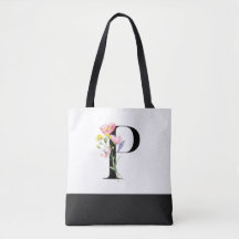 Personlig Wildblommonogram Brev P