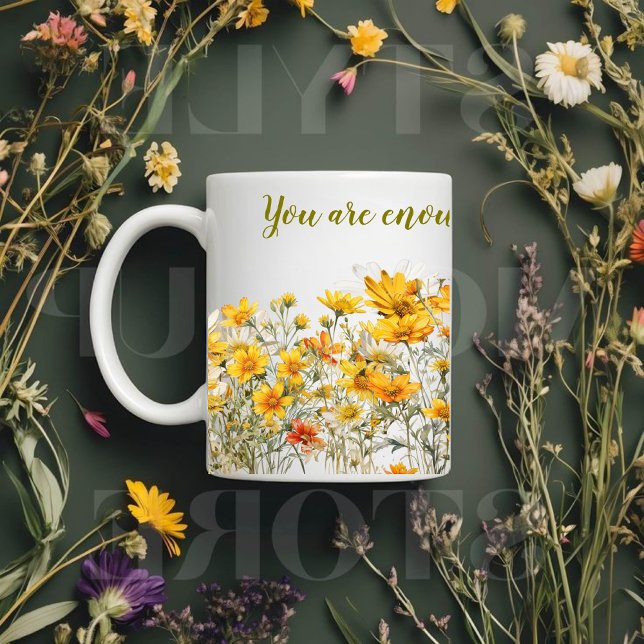 Personlig Wildblommor Mugg (Skapare uppladdad)
