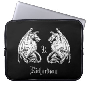 Personlig Winged Dragons Laptop Fodral