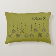 Personlig Winter Wonderland Accent Pillow