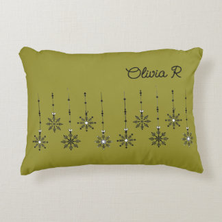 Personlig Winter Wonderland Accent Pillow Prydnadskudde