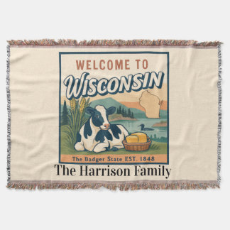 Personlig Wisconsin Kastfilt Filt