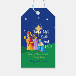 Personlig Wise Manar söker fortfarande julafton Presentetikett