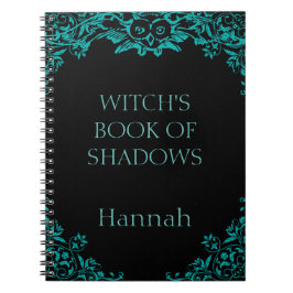 Personlig Witch's Bok of Shadows Notebook Anteckningsbok