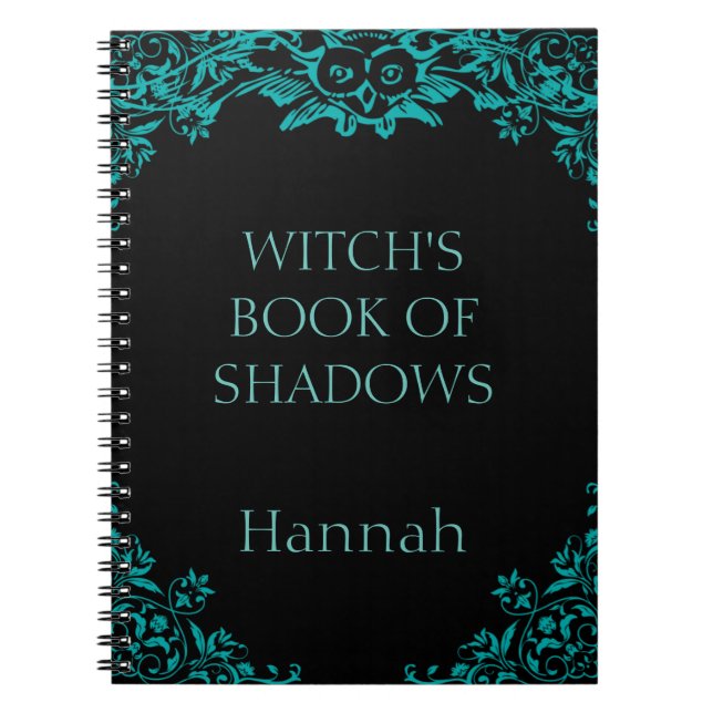Personlig Witch's Bok of Shadows Notebook Anteckningsbok (Framsidan)