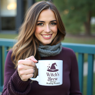 Personlig Witch's Brew Healing Potion Mugg